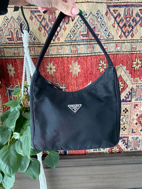 prada nylon hobo bag|vintage prada nylon tote bag.